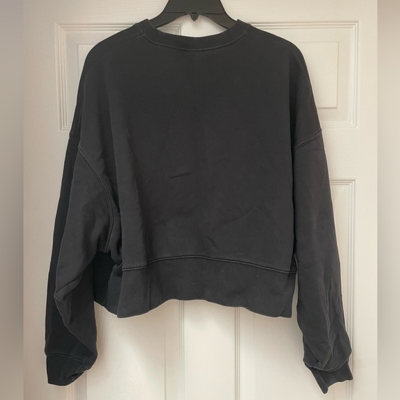 Nike cropped oversized sweatshirt center swoosh women’s size XS - Picture 4 of 4